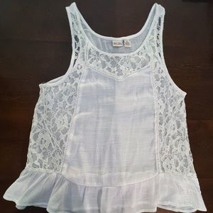 Lacey White Casual Boho Flowy Tank Top